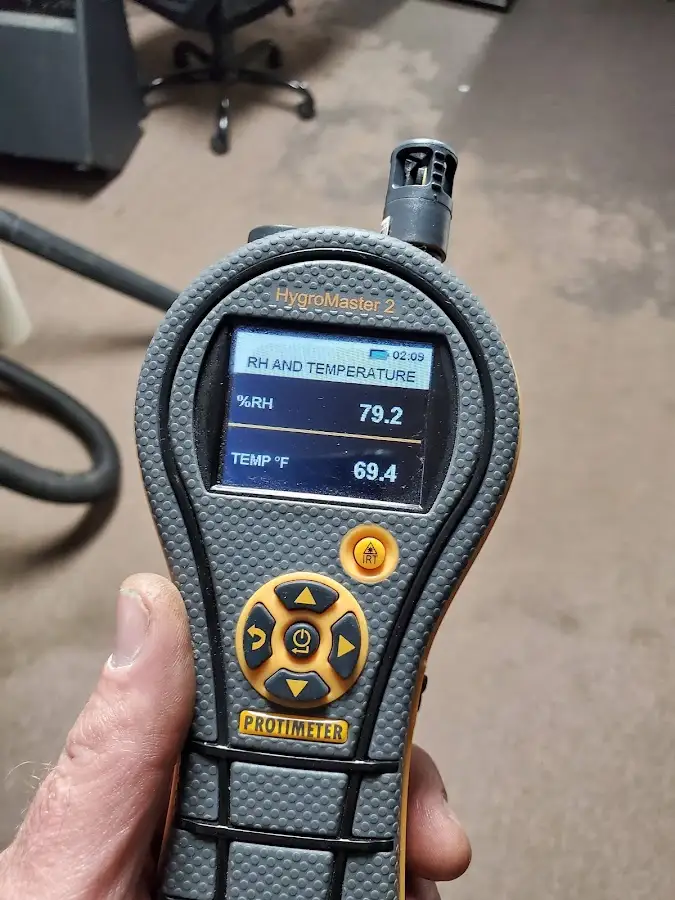 Moisture meter humidity assessment for Mold Remediation & Removal in Parkersburg